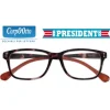 Industrie Ottiche Italiane Srl Occhiale Da Lettura Corpootto C8 President Tartaruga-Marrone+2,00