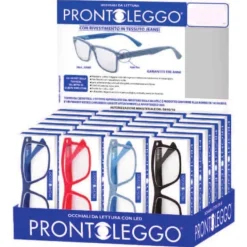 Industrie Ottiche Italiane Srl Occhiale Da Lettura Premontato Prontoleggo Jeans Rosso +3,50
