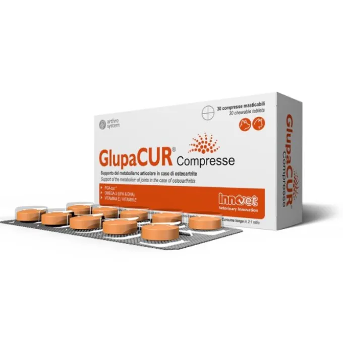 Innovet Glupacur Integratore Metabolismo Articolare Cani E Gatti 30 Compresse