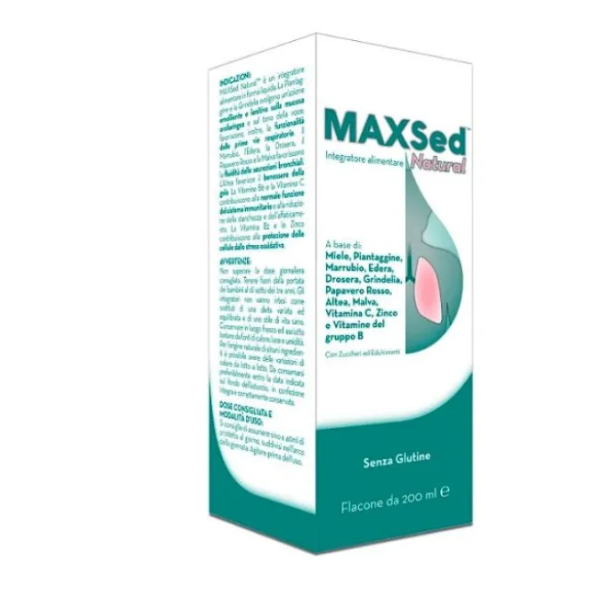 Interfarmac Srl Maxsed Natural 200 Ml Tosse Mista