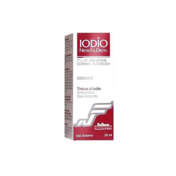 Iodio Sol Alco I 20Ml 7%/5%