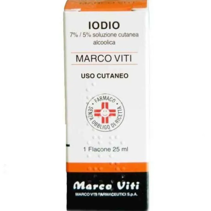 Iodio Soluzione Alcoolica Marco Viti 25Ml 1 Flacone