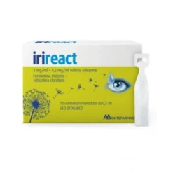 Irireact 10 Monod Collirio 0,50 Ml 3 Mg/Ml + 0,5 Mg/Ml