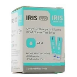 Iris Evo Strisce Per Misurazione Glicemia 50 Pezzi