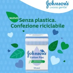Johnson's Cotton Fioc 100% Cotone 100 Pezzi