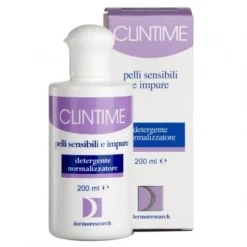 Judifarm Clintime Detergente Liquido Normalizzante Per Pelle Grassa E Sensibile 200 Ml