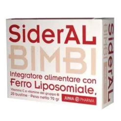Juniapharma Sideral Bimbi Integratore Ferro 20 Bustine Salute Del Neonato