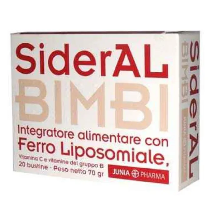 Juniapharma Sideral Bimbi Integratore Ferro 20 Bustine Salute Del Neonato
