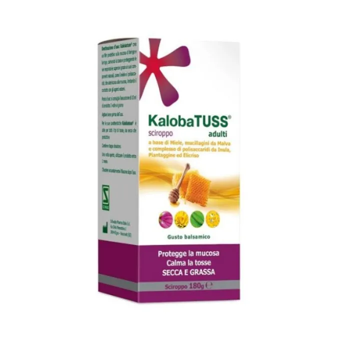Kalobatuss Kaloba Tuss Sciroppo Per La Tosse Secca E Grassa Adulti 180 G