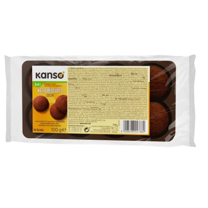 Kanso Keto Biscuits Cocoa 100 G