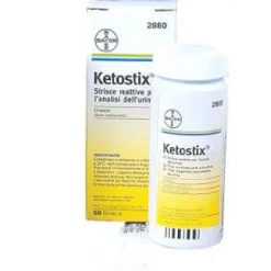 Ketostix Strisce Misurazione Chetonuria Urine 50 Pezzi Test