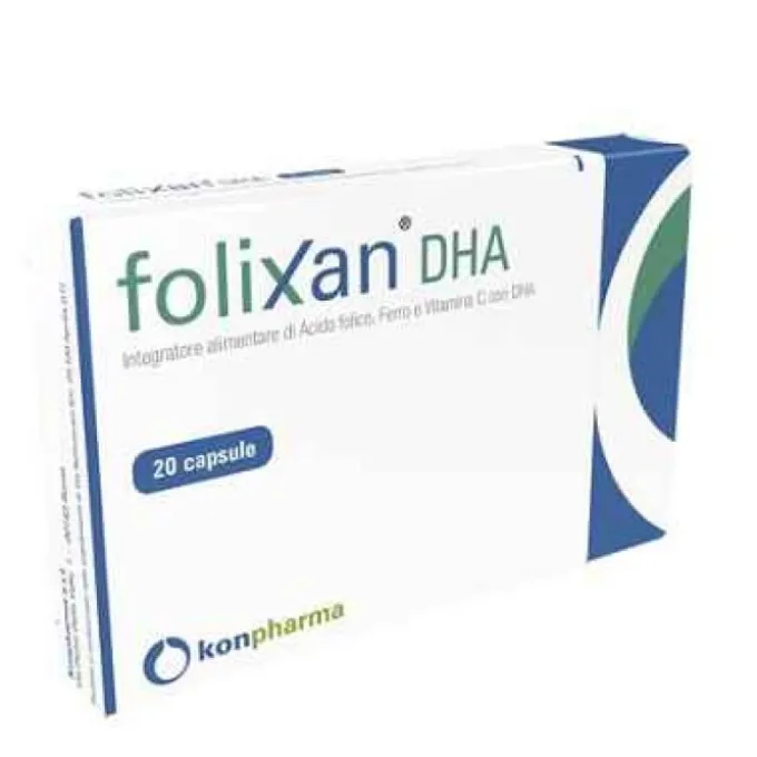 Konpharma Folixan Dha Integratore 20 Capsule Gravidanza E Allattamento