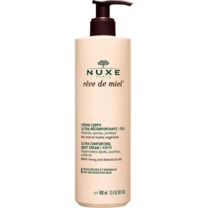 Laboratoire Nuxe Rêve De Miel Crema Corpo Ultra-Comfort 48H 400Ml Idratazione Pelle Secca