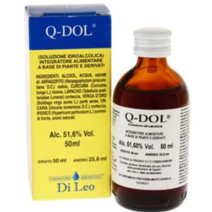 Laboratorio Erboristico Di Leo Q-Dol 50 Ml Controllo Della Fame E Del Metabolismo