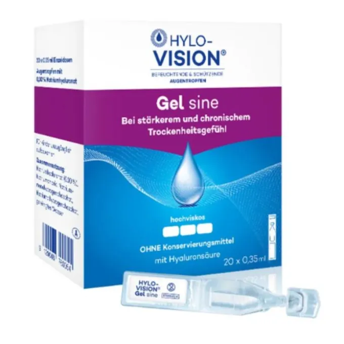 Lacrime Artificiali Hylovision Gel Sine Fm 20 Flaconcini Da0,35 Ml