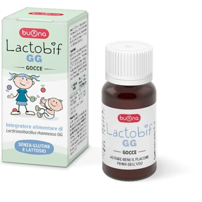 LACTOBIF GG GOCCE INTEGRATORE FERMENTI LATTICI VIVI PER LATTANTI E BAMBINI FLACONE 5 ML
