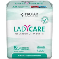 Ladycare Assorbenti Giorno Anatomici 16 Pezzi Profar