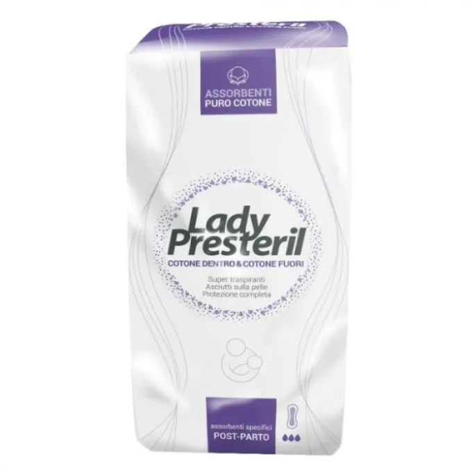 Lady Presteril Assorbente Post Parto 20 Pezzi