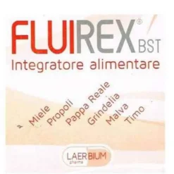Laerbium Fluirex Integratore Benessere Vie Respiratorie 20 Bustine Tosse Grassa Buste