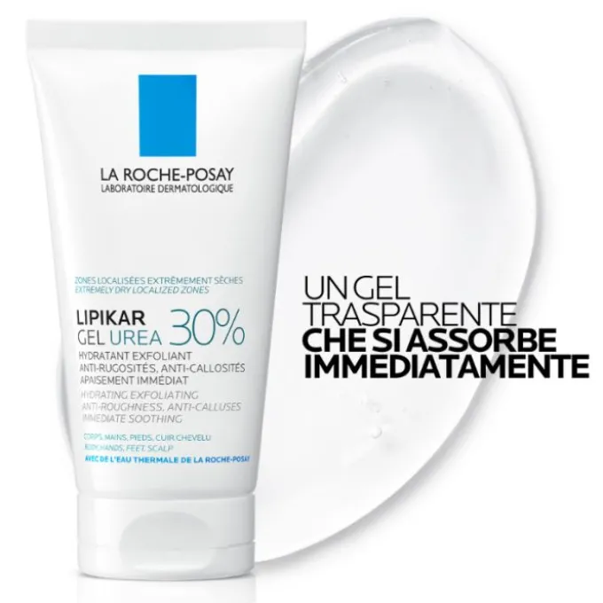 La Roche-Posay Lipikar Gel Urea 30% Idratante Esfoliante Con Urea 30% E Niacinamide 50Ml