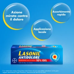 Lasonil Antidolore Gel 50G 10%
