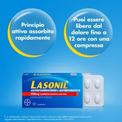 Lasonil Antinfiamm 12Cpr 220Mg