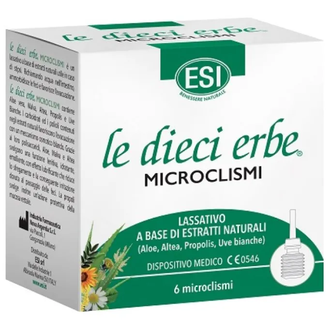 Le Dieci Erbe Microclismi 6 Microclismi Lassativi Azione Immediata