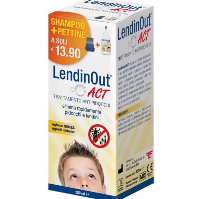 Lendinout Act Antipidocchi 150 Ml