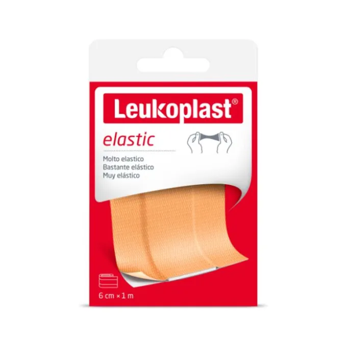 Leukoplast Elastic Cerotto In Striscia Ritagliabile M 1X6 Cm Cerotti In Strisce Classici