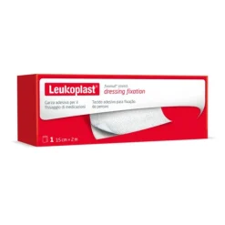 Leukoplast Fixomull Stretch Garza Autoadesiva 15Cm X 2M Bende Elastiche Autofissanti