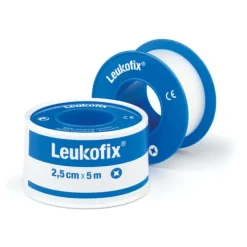 Leukoplast Leukofix Cerotto Rocchetto Trasparente Per Fissaggio Cannule 5M X 2,5Cm