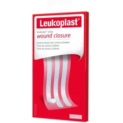 Leukoplast Leukosan Strip Cerotti Per Sutura Cutanea 6X75 Mm 2 Buste Con 3 Cerotti
