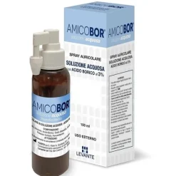 Levante Soluzione Acquosa Per Irrigazione Dell'orecchio Amicobor 100Ml Spray E Soluzioni Auricolari