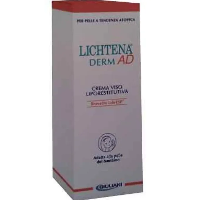 Lichtena Derm Ad Crema Viso Liporestitutiva 40 Ml Idratanti Viso Pelle Secca