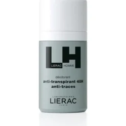 Lierac Homme Deodorante Anti-Traspirante E Anti-Traccia 50 Ml Pelli Normali
