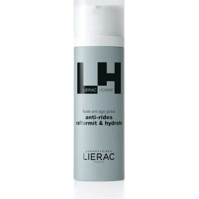 Lierac Homme Fluido Anti-Età Globale Anti-Rughe Idratante Tonificante 50 Ml