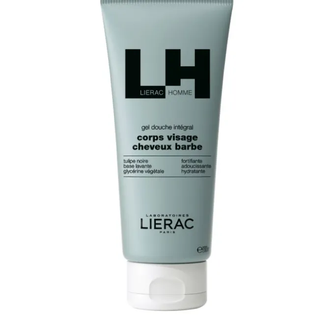 Lierac Homme Gel Doccia Multi-Funzione Corpo Viso E Capelli 200 Ml Detersione Pelle Normale