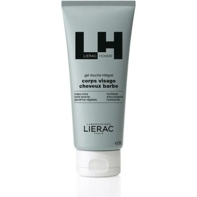 Lierac Homme Gel Doccia Multi-Funzione Corpo Viso E Capelli 200 Ml Detersione Pelle Normale