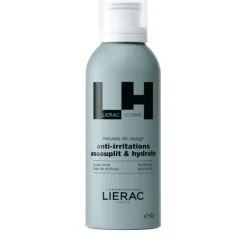 Lierac Homme Schiuma Da Barba Anti-Irritazione Idratante Lenitiva 150 Ml