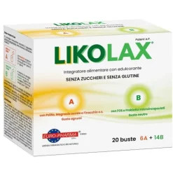 Likolax 6 Bustine A 5 G Gusto Agrumi + 14 Bustine B 3 G Gusto Neutro Senza Glutine