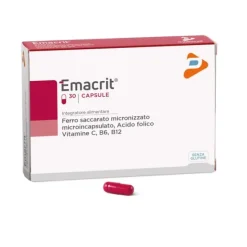 Line Emacrit Integratore Ferro 30 Capsule