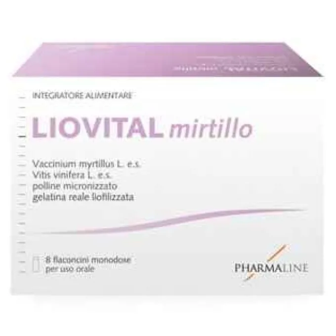 Line Liovital Mirtillo Integratore 8 Flaconcini 10 Ml Patologie Oculari