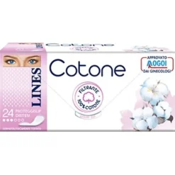 Lines Cotone Salvaslip Disteso X24 24 Pezzi Proteggislip