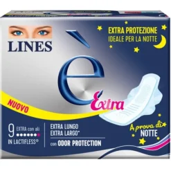 Lines E' Extra X9 9 Pezzi Assorbenti Giorno