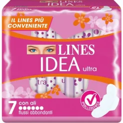 Lines Idea Ultra Dwct Flussi Abbondanti X7 Assorbenti Giorno