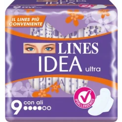 Lines Idea Ultra Dwct Giorno Ali X9 Assorbenti Giorno