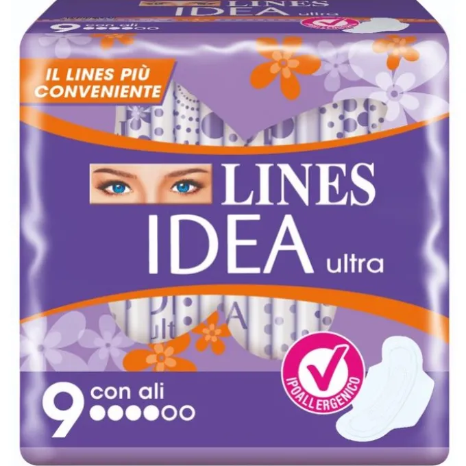 Lines Idea Ultra Dwct Giorno Ali X9 Assorbenti Giorno