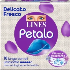 Lines Petalo Ultra Lungo Ali X10 10 Pezzi Assorbenti Giorno