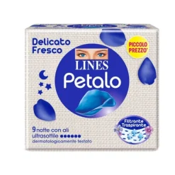 Lines Petalo Ultra Notte X9 9 Pezzi Assorbenti Notte