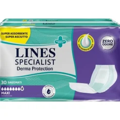 Lines Specialist Derm Pannolone Sagomato Maxi 30 Pezzi Pannoloni Per Adulti